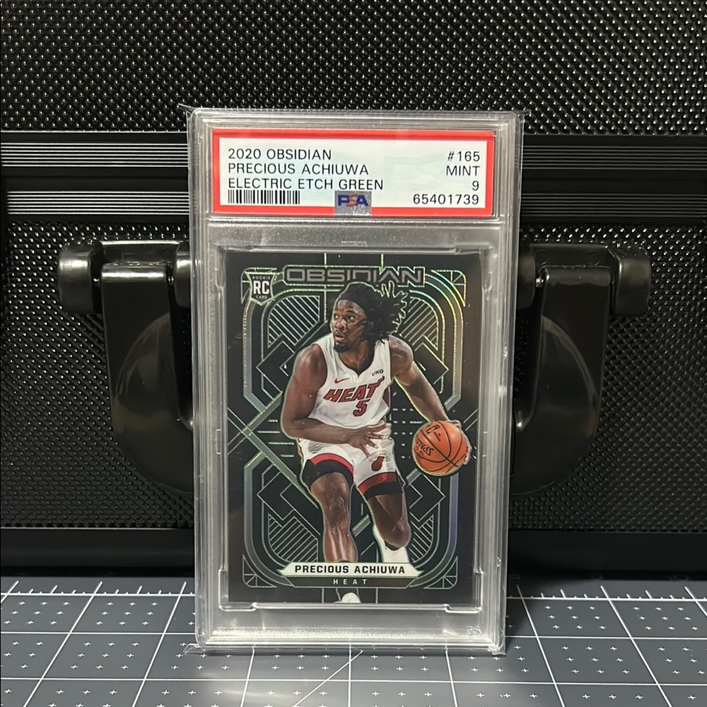2020 Rookie Precious Achiuwa Electric Etch Green /25 PSA 9